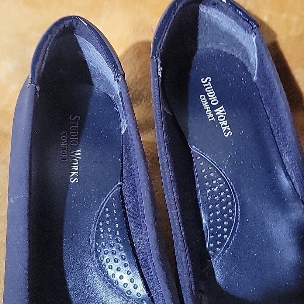 Studio Works Navy Wedge - Picture 3 of 6